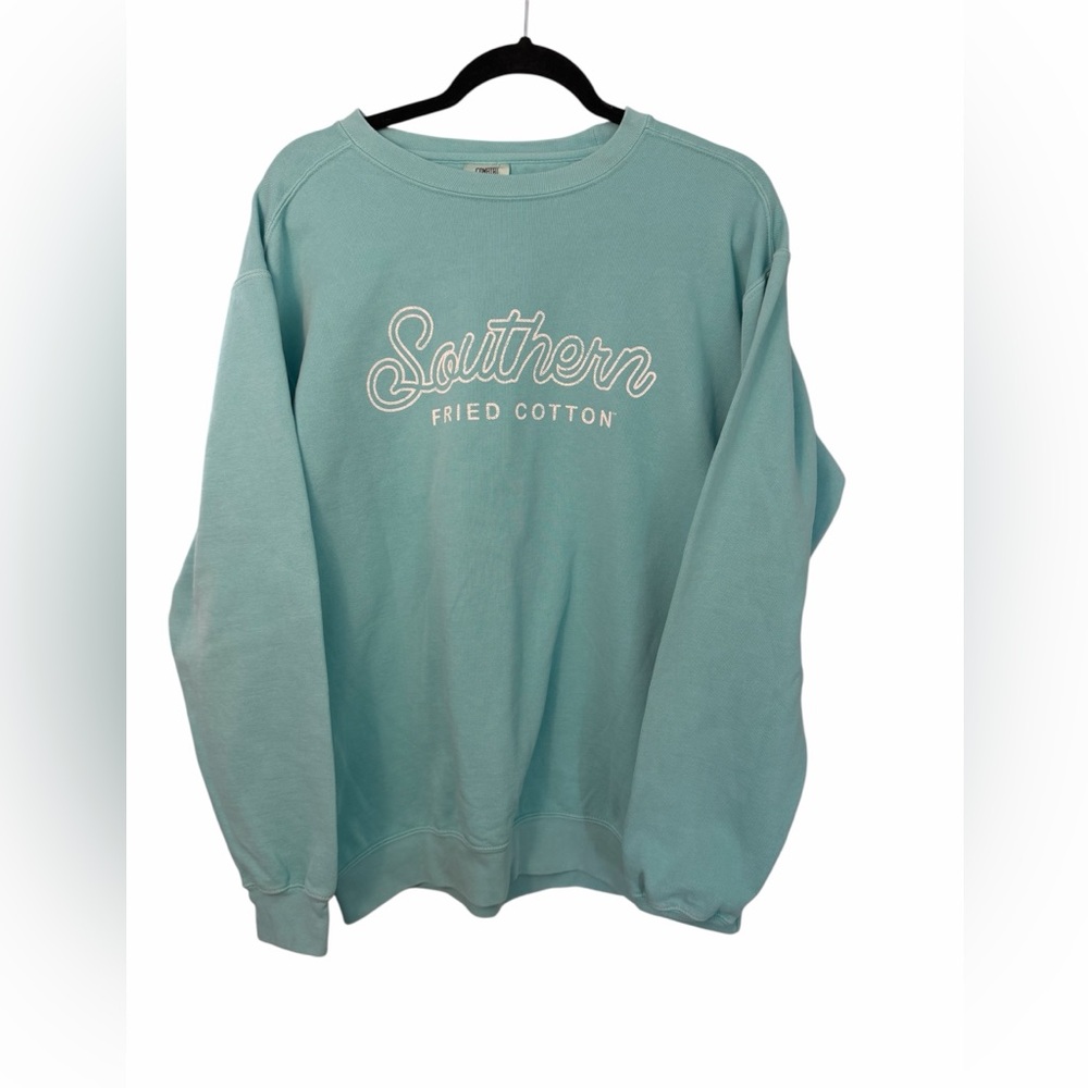 Southern Fried Cotton Crewneck Sweatshirt NWT | Medium - Picture 2 of 7